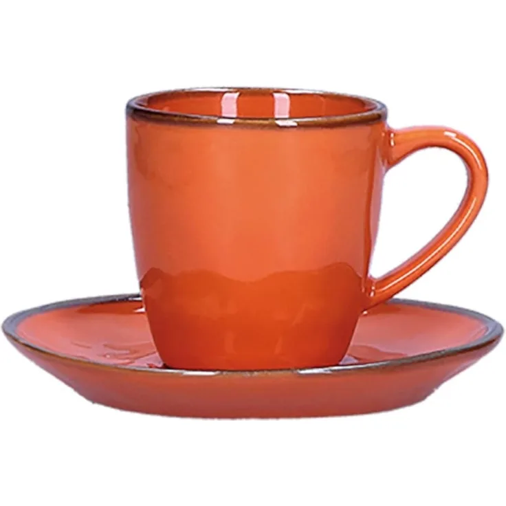 Espressotasse mit Untertasse Concerto Arancione
