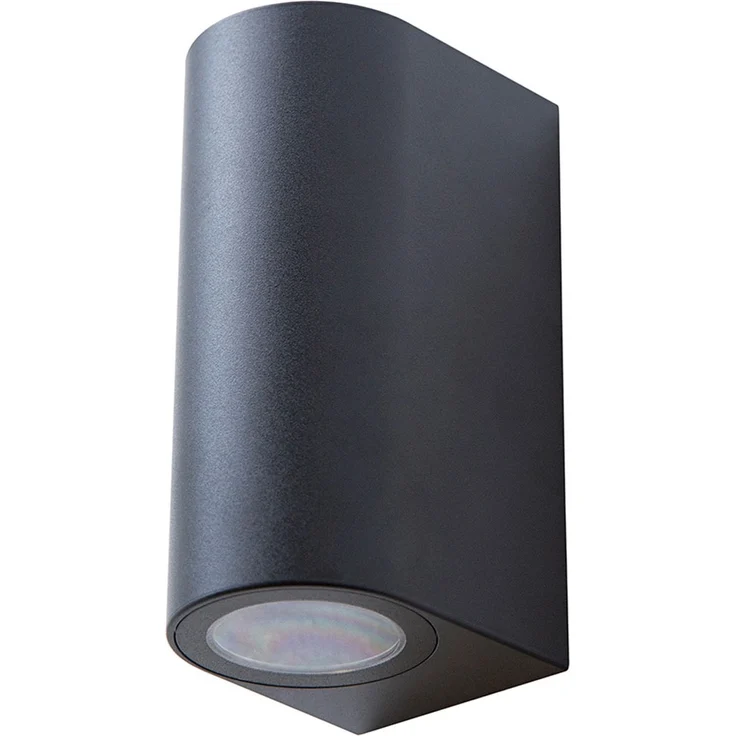 Außenwandleuchte, anthrazit, GU10, H 15,2 cm – Bild 5