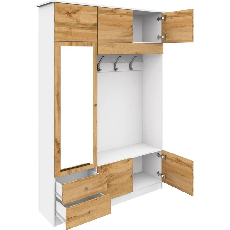 borchardt Möbel Garderobenschrank Kompakta Höhe 202 cm – Bild 4