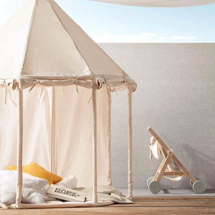 Kinderzelt Pavillon in weiß (H: 142 cm) | Kid's Concept – Bild 2