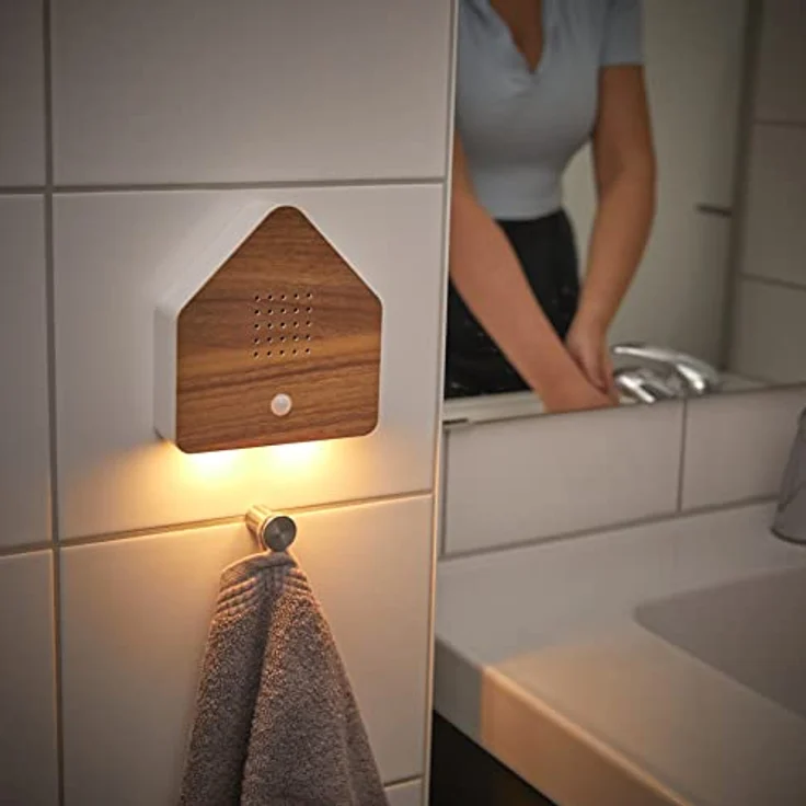Northpoint LED Dekolicht Naturgeräuschebox Vogelzwitscher Bewegungsmelder Licht Aufladbar – Bild 5