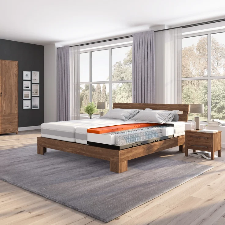 Hn8 Taschenfederkern-Matratze "Sleep Balance TFK", H2/H3, 90 x 200 cm, Höhe: ca. 24 cm – Bild 7
