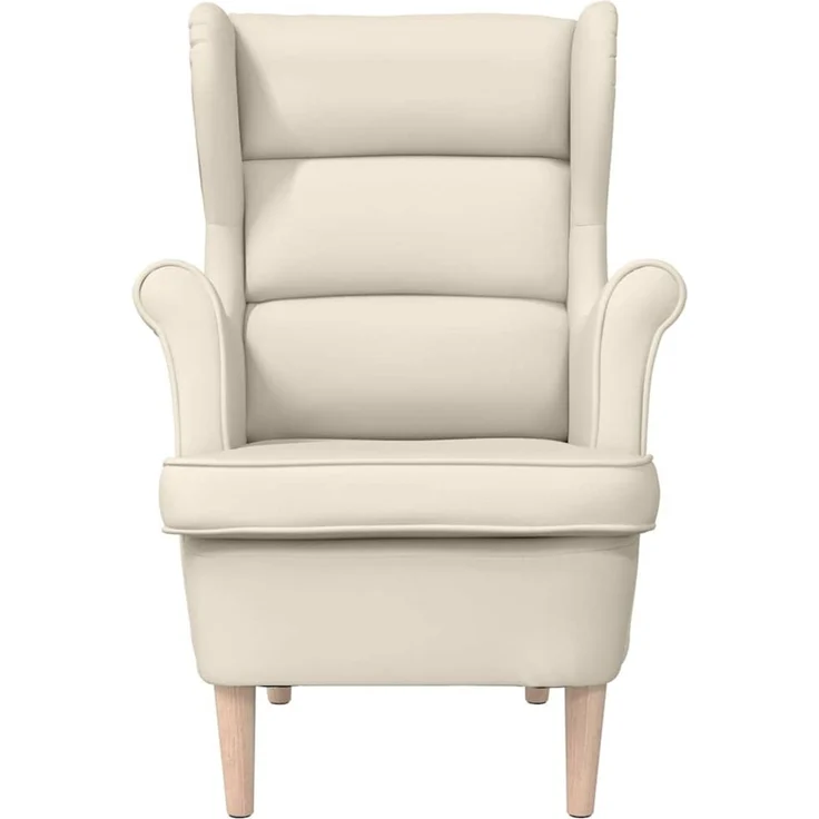 Sessel wohnzimmer, Relaxsessel, Fernsehsessel Weiß 74x84x100 cm Leinen – Bild 4