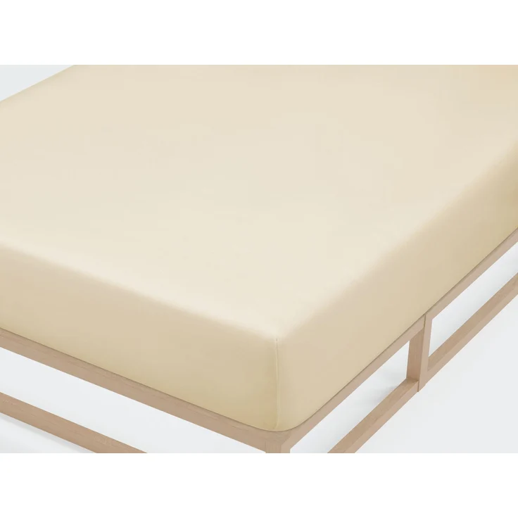 biberna Jersey-Elastic-Spannbetttuch , kitt, 1x 180x200 cm - 200x220 cm – Bild 1