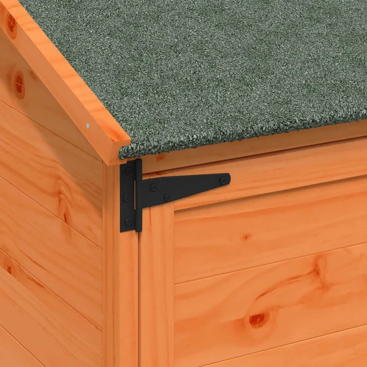 vidaXL Gartenschuppen Braun 59 x 56 x 113,5 cm Massivholz aus Fichte 42033439 – Bild 8