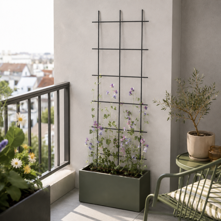 KADAX Gartenspalier für Blumen für Kletterpflanzen 45x150 – Bild 4