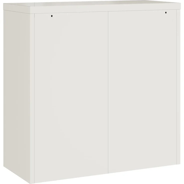 vidaXL Aktenschrank Weiß 90x40x90 cm Stahl 339728 – Bild 5