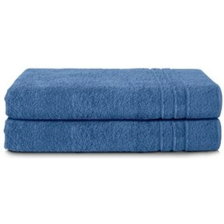Komfortec 2er Saunatuch Set 80x200 cm aus 100% Baumwolle, XXL-Saunatücher, Sauna Handtuch, Weich, Groß, Frottee, Schnelltrocknend, Hellblau – Bild 6