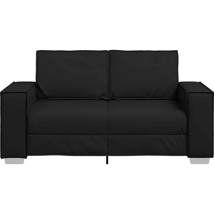 vidaXL Zweisitzer-Sofa Schwarz 160 cm Kunstleder 4105050 – Bild 2