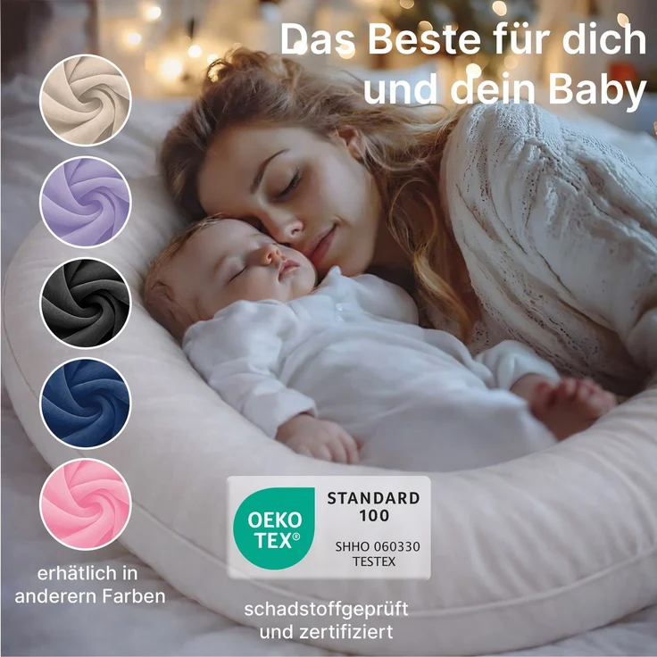 ELONEO Seitenschläferkissen XXL - Multifunktionskissen mit Bezug, formstabil, druckentlastend, bequem – Bild 5