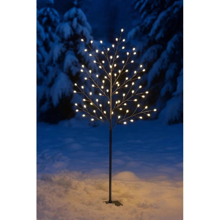 Northpoint LED Baum LED Baum 150 LEDs Timer 6h On 18h Off Mit Kabel Heringe – Bild 6