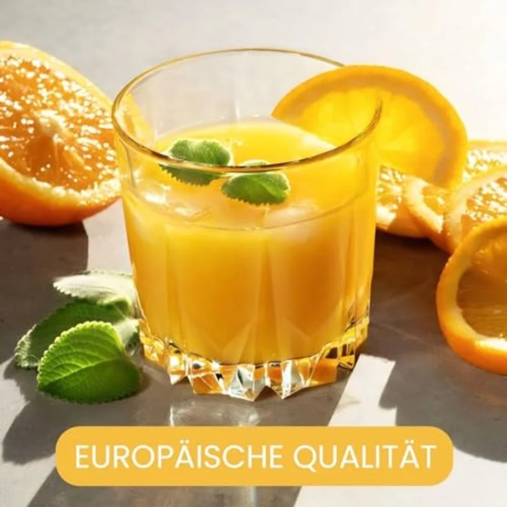 KONZEPT Gläser-Set 12 teilig, Trinkgläser, 6 Longdrinkgläser mit 6 kleine Wassergläser, 12-tlg, ideal als Saftgläser, Cocktailgläser und Kistallgläser für Whisky, Gin – Bild 3
