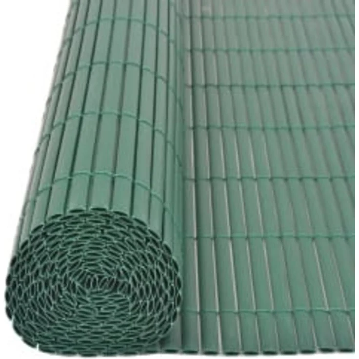 vidaXL Gartenzaun Doppelseitig 90x400 cm Grün 317147 – Bild 4