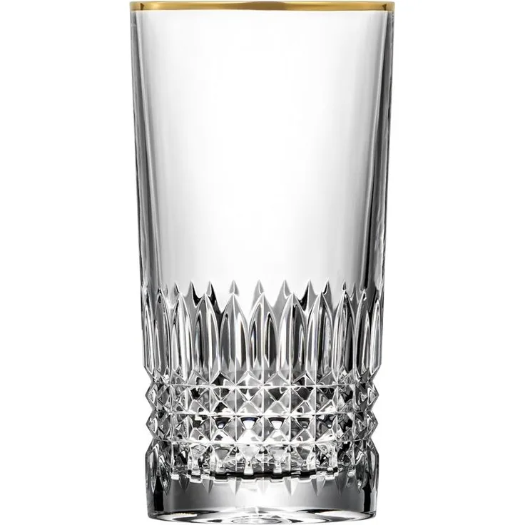 Longdrinkglas Kristall Empire Gold (14 cm)