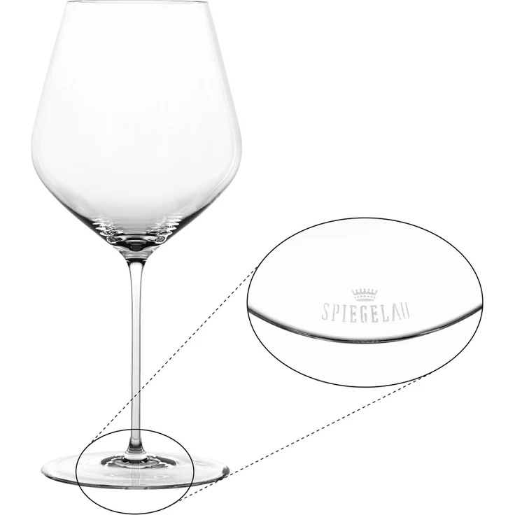 Spiegelau Hi-Lite Burgunderglas 734 ml 6er Set + Poliertuch – Bild 2