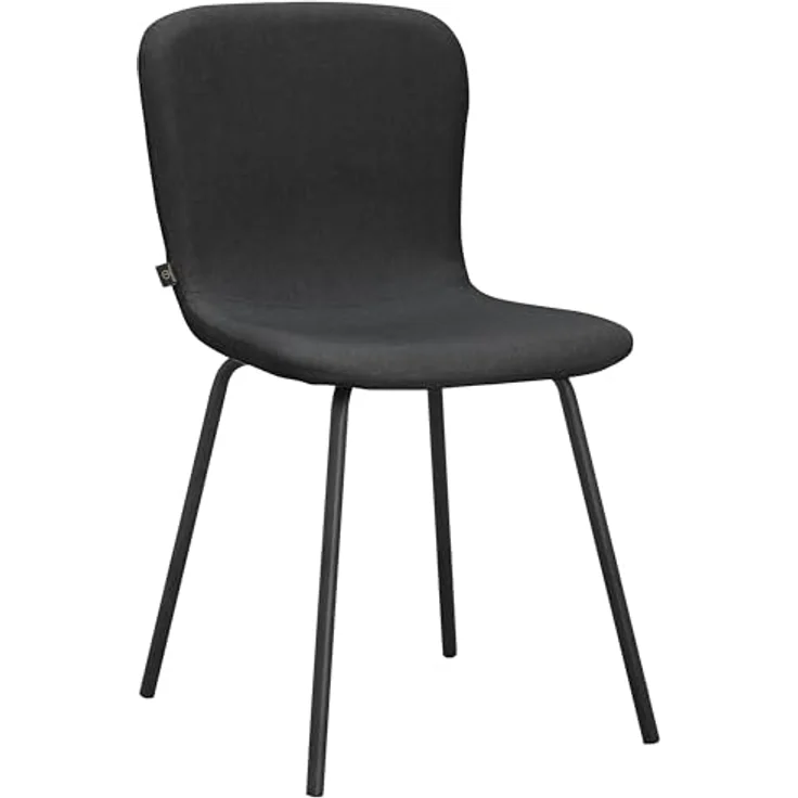 Ulmar | Esszimmerstuhl 2er-Set Stoff Anthrazit – Gepolsterte Stühle mit modernem Design für Küche & Wohnzimmer – Bild 4