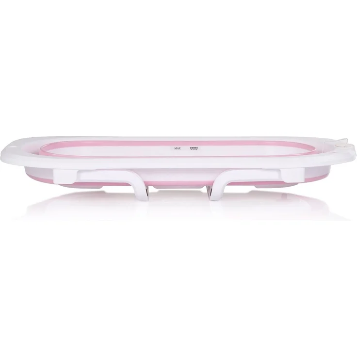 Chipolino Babywanne, Wickeltisch 2 in 1 Sonata Ständer faltbar Thermometer 11 kg rosa – Bild 4