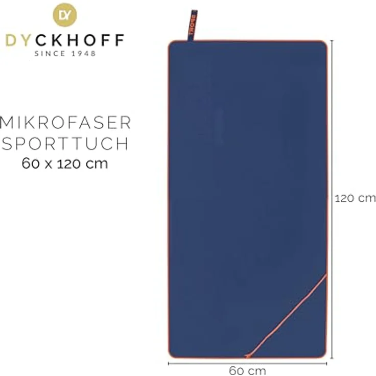 Dyckhoff Sporthandtuch Mikrofaser Sporttuch, Microfaser (1-St), auch als 2er Set erhätlich – Bild 5