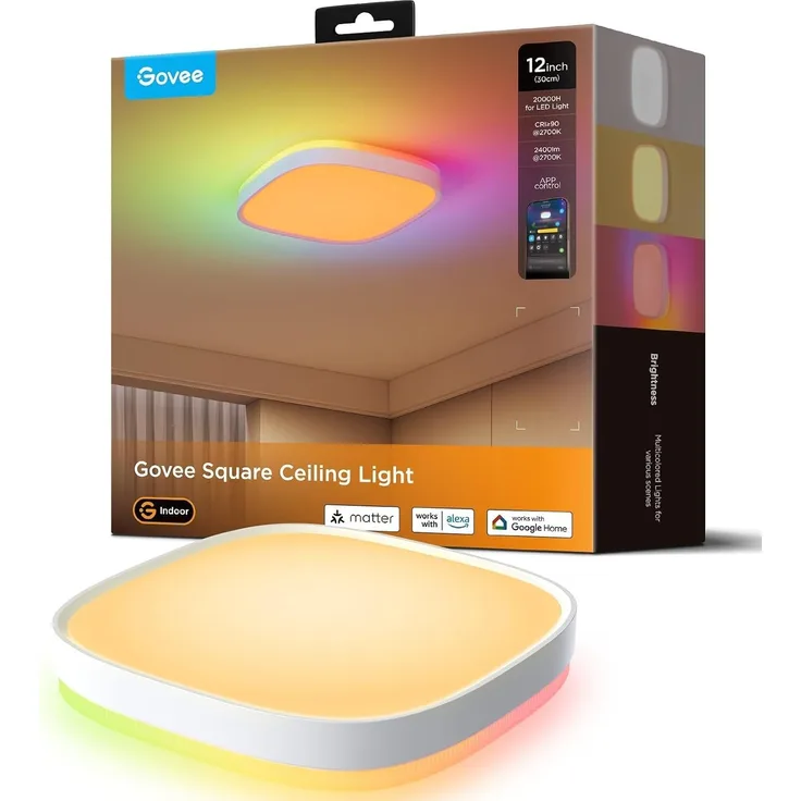 Govee Square Smart Ceiling Light 12inch