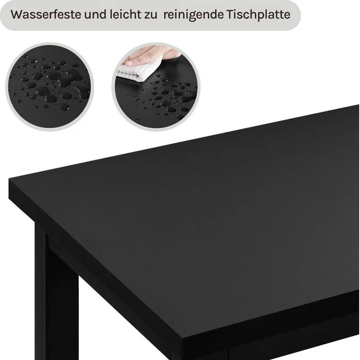 Woltu Bartisch, Bartisch aus Metall, Tischplatte aus MDF, 100x40cm – Bild 3