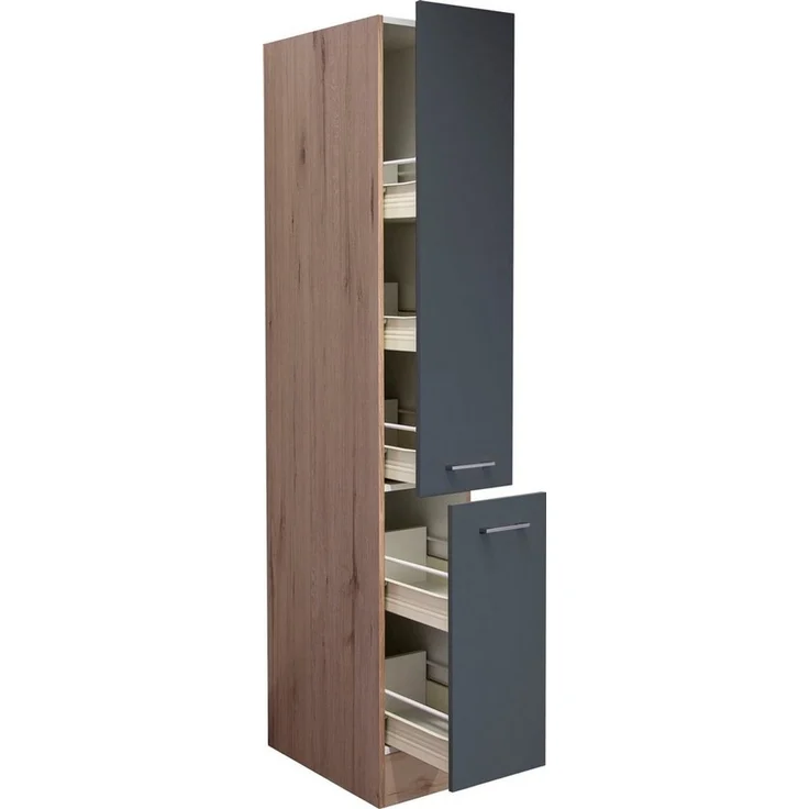 Flex-Well Apothekerschrank Morena (B x H x T) 30 x 200 x 57 cm, mit 5 Ablagen – Bild 1