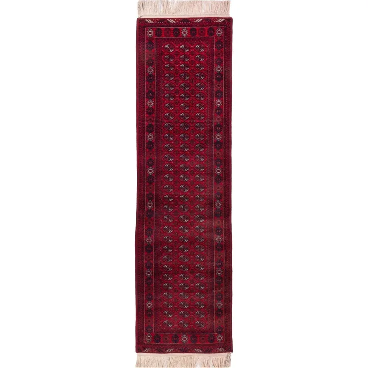 Läufer Afghan - Buchara - 294 x 84 cm - rot