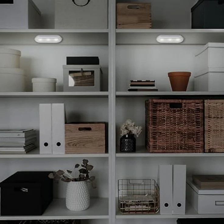 LED Unterbauleuchte Row Push Light batteriebetrieben, silberfarben – Bild 5