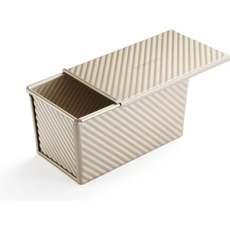 Pullman-Laib Pfanne Brotbackform 750g Antihaftgold 21x12x11cm – Bild 1