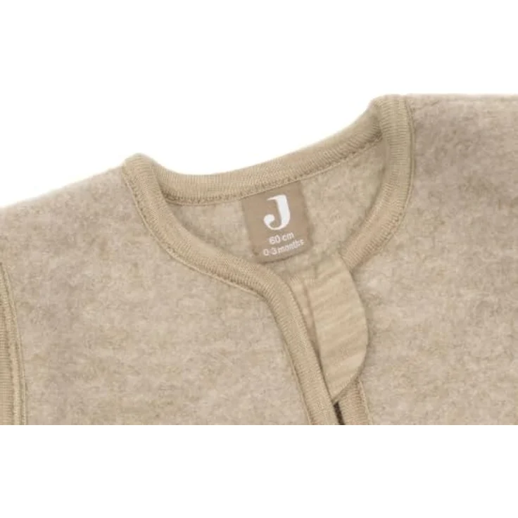Jollein Schlafsack Baby Wolle - 60 cm - 2.0 bis 2.5 TOG - 100% Merinowolle - Abnehmbare Ärmel - Temperaturregulierend - Oeko-Tex Zertifiziert - Natural – Bild 4