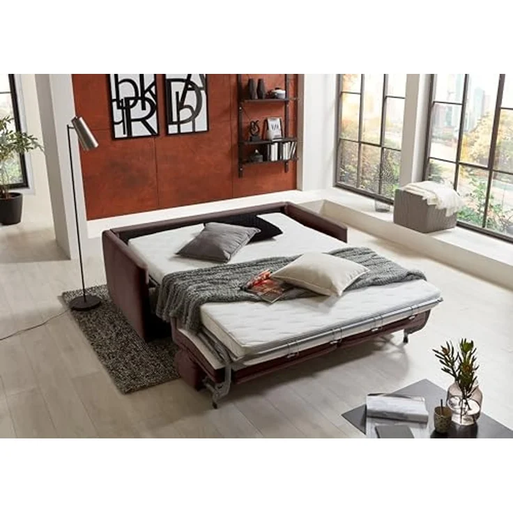 ATLANTIC home collection Schlafsofa Limone, für Dauerschläfer geeignet inklusive hochwertige Matratze – Bild 6