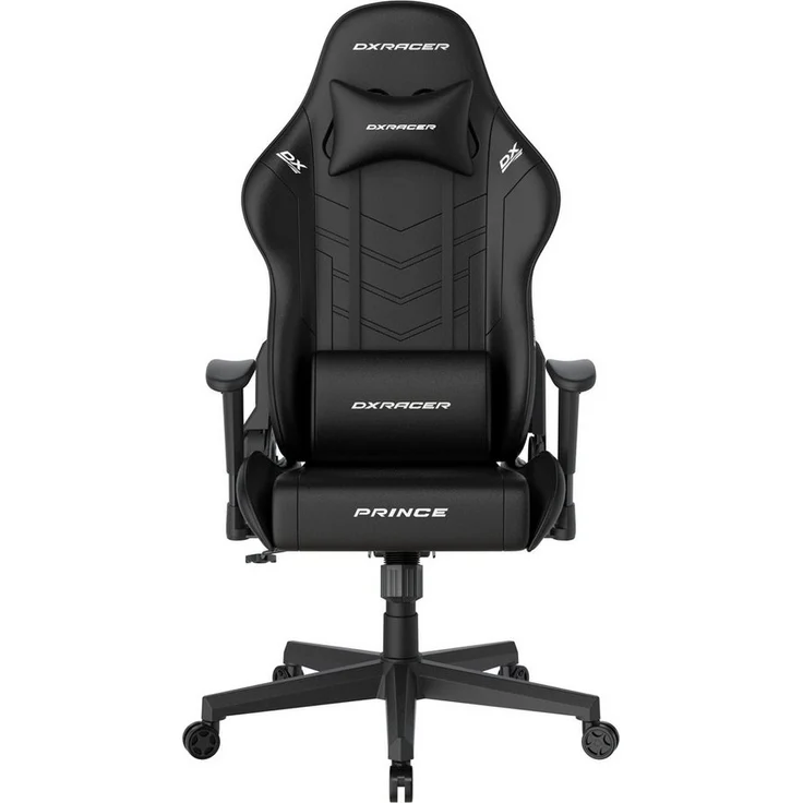 DXRacer Gaming-Stuhl Prince Gaming Chair Regular L, PVC, schwarz schwarz – Bild 1