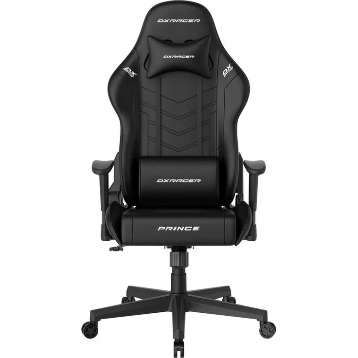 DXRacer Gaming-Stuhl Prince Gaming Chair Regular L, PVC, schwarz schwarz