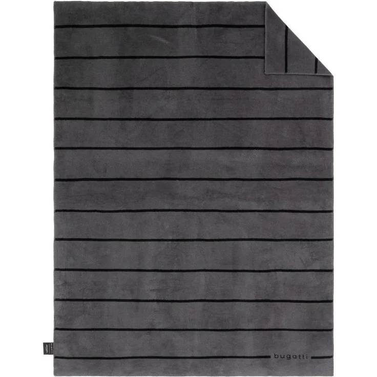Bugatti Jacquard Decke grau 150x200 – Bild 5