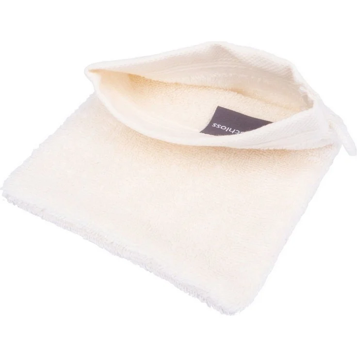 Traumschloss Frottier-Line, Frottier (1-St), Flauschig weich & angenehm zur Haut, 1x Waschlappen, Creme, 16x21 – Bild 2