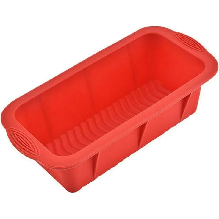 König Design Silikonform Backform Kastenform Kuchenform Tortenform, Rechteckige Brotbackform Brotform Kuchen 21 x 9 x 6,5 cm – Bild 5