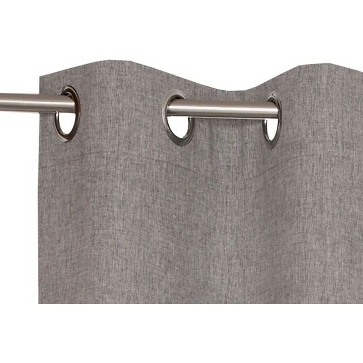 Esprit 'E-HARP' Ösenschal, Polyester hellgrau, 140 x 250 cm, blickdicht – Bild 2