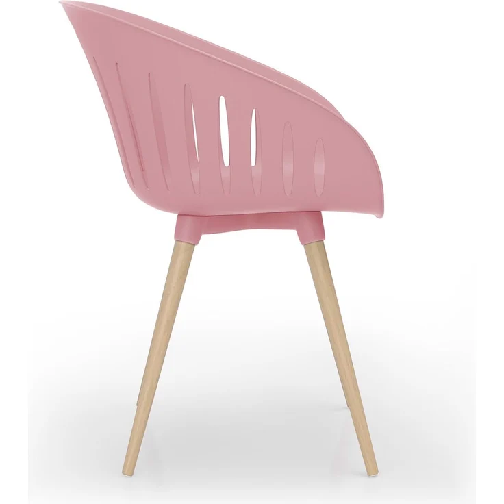 Topstar T2023 OUTDOOR (2er-Set) Buche - Eiche gebeizt / Schale rose – Bild 2