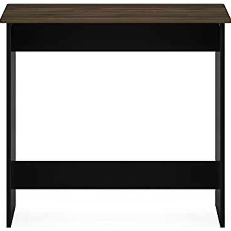 Furinno Simplistic Schreibtisch, Computertisch, PC-Tisch, Bürotisch, Holz, Columbia Walnut / Schwarz, 39. 4 x 80 x 75. 7 cm – Bild 8