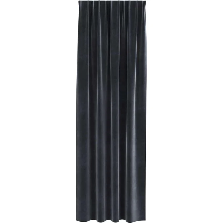 vidaXL Vorhänge 2 stk. Dunkelgrau 140 x 260 cm Samt 4107232 – Bild 7