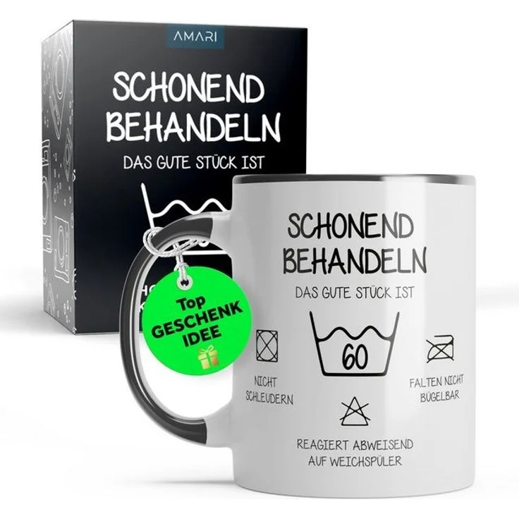 Amari Tasse AMARI® Tasse Schonend Behandeln - Geschenk Geburtstag – Bild 4