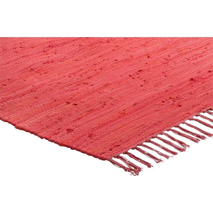 THEKO Teppich Happy Cotton Fleckerl, handgewebt, rechteckig, Höhe: 5 mm, Flachgewebe, reine Baumwolle, meliert, mit Fransen, auch als Läufer – Bild 6