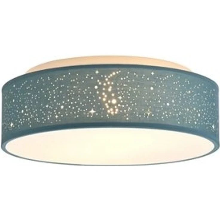 Zedelmaier Lampenschirm Deckenlampe Deckenleuchte mit Stoff-Lampenschirm, Wohnzimmerlampe Schlafzimmer Kinderzimmer Flur Lampe – Bild 6