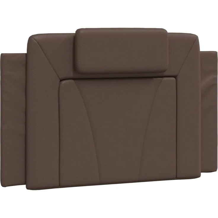 vidaXL Kopfteil-Kissen Braun 80 cm Kunstleder 374762 – Bild 2