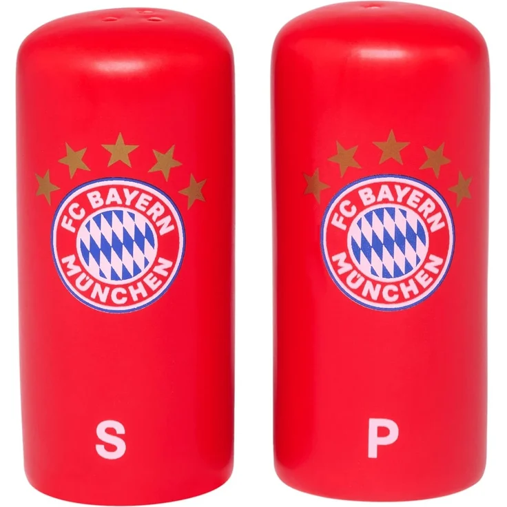 FC Bayern München Frühstücksbrett FC Bayern München Salz- & Pfefferstreuer Rot I Keramik I Fußball, Keramik – Bild 7