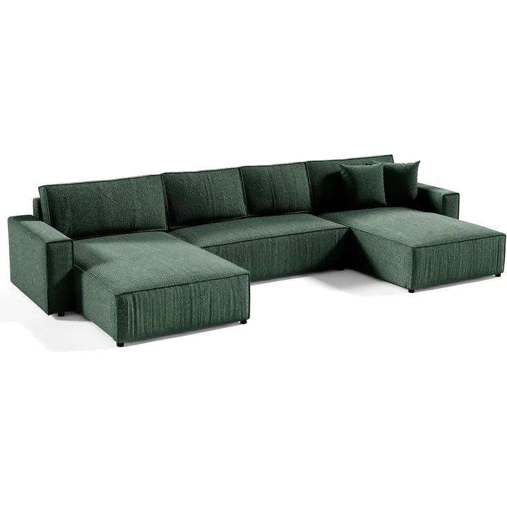 Beautysofa Ecksofa Parys U Lieferung beinhaltet die Einbringung in die Wohnung, mit Schlaffunktion, Bettkasten, mit Schlaffunktion, mit Bettkasten