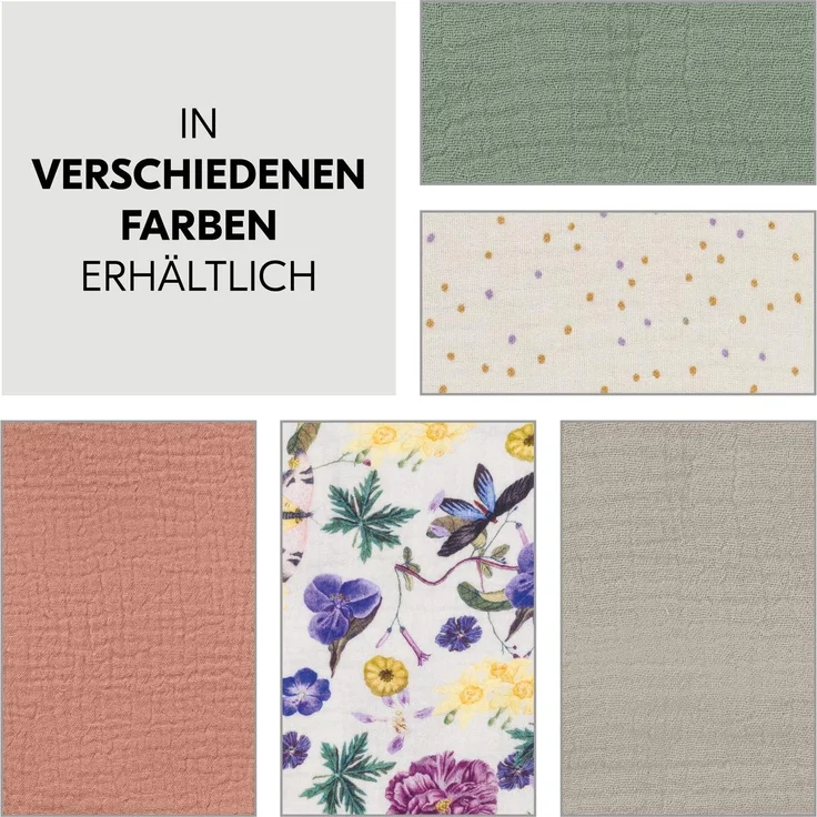 Hauck Ersatzbezug für Babywippen und Newborn Aufsätze Alpha Bouncer 2in1, Alpha Bouncer Deluxe, Alpha Bouncer Premium - Atmungsaktive Musselin Baumwolle, 85 x 74 x 0,25 cm (Beige Dots) – Bild 6