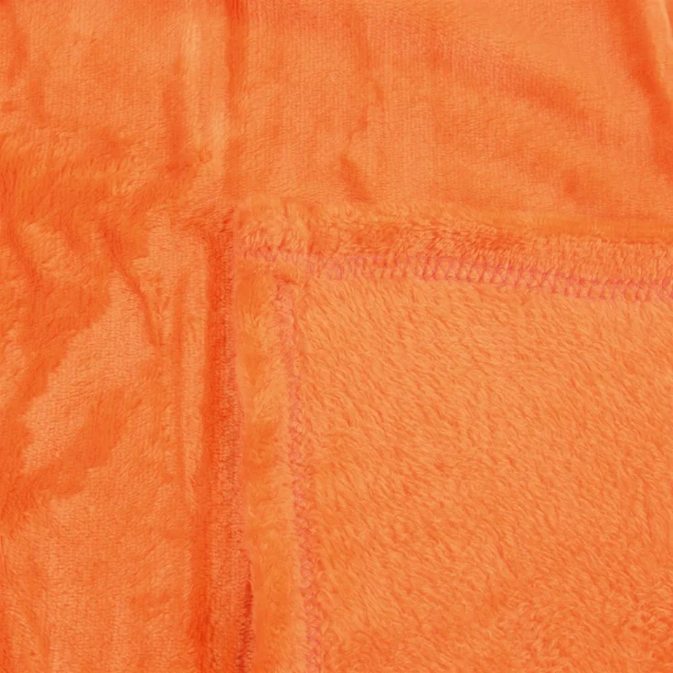 Kuscheldecke "Celina" Orange 130x170 cm – Bild 3