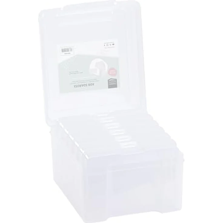 Vaessen Creative Staubox, Aufbewahrungsbox, Sortierbox mit 16 Boxen, Ordnungssystem, Transparent f�r Bastelutensilien, Bastelwerkzeuge Aufbewahrung Schmuck Und Spielzeug – Bild 2