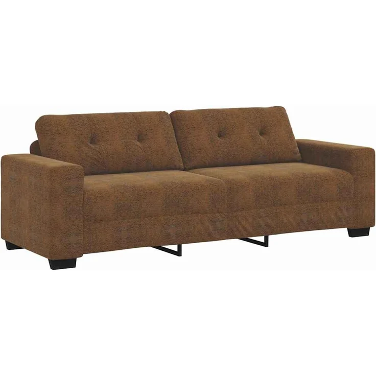 vidaXL 3-Sitzer-Sofa Braun 180 cm Kunstleder 4105144 – Bild 2