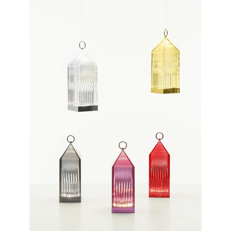 Lantern Lampe grau – Bild 4
